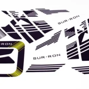 Light Bee Black & White X Decal Kit